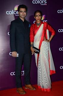 Harshad Arora and Suchitra Pillai at Color's Party