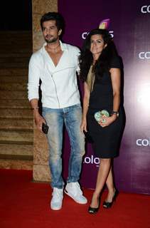 Raqesh Vashishth and Ridhi Dogra at Color's Party