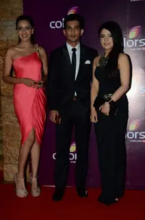 Radhika Madan And Arjun Bijlani at Color's Party