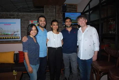 Radhika Apte and Siddhanth Kapoor at the Launch of  Movie Bombariya