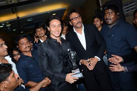 Tiger Shroff and Jackie Shroff attends Dadasaheb Phalke Film Foundation Award