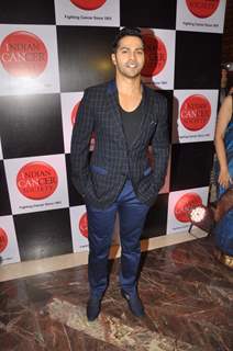 Varun Dhawan at Indian Cancer Society's Anti– Tobacco Campaign