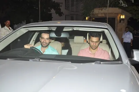 Punit Malhotra Snapped at Karan Johar's Bash