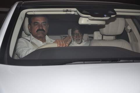 Amitabh Bachchan Snapped at Karan Johar's Bash