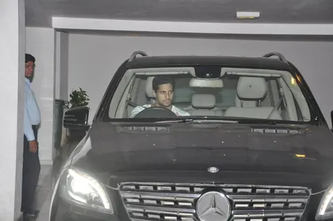 Sidharth Malhotra Snapped at Karan Johar's Bash