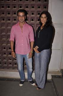 Ronit Roy and his wife attend the Play 'Unfaithfully Yours'