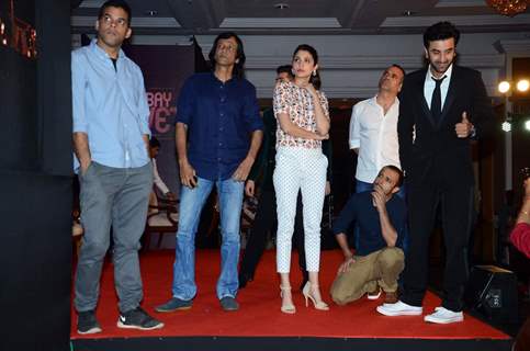 Bombay Velvet Team at 2nd Trailer Launch