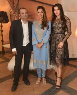 Raj Anand and Kaykasshan Patel at Launch of Gauri Khan's Private Workspace With Champagne High Tea