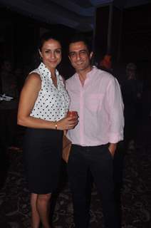 Sanjay Suri and Gul Panag at J & K Bash