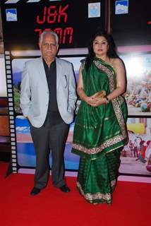 Ramesh Sippy and Kiran Juneja at J & K Bash