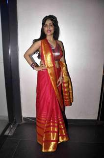 Shibani Kashyap at the Aura Studio Saree Fashion Show
