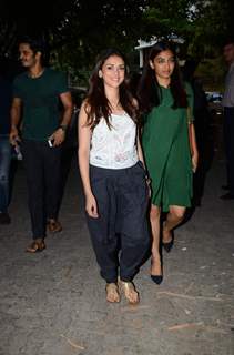 Aditi Rao Hydari and Radhika Apte at Special Screening of Bombay Velvet