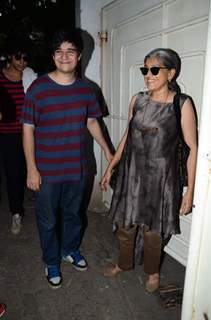 Ratna Pathak Shah and Vivaan Shah at Special Screening of Bombay Velvet