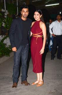 Ranbir and Anushka at Special Screening of Bombay Velvet