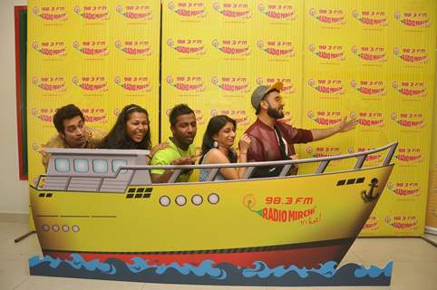 Ranveer Singh Promoting Dil Dhadakne Do at Radio Mirchi Studio