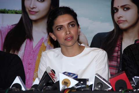 Deepika Padukone at Press Meet of Piku