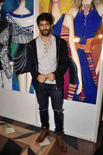 Taaha Shah poses for the media at BD Somani Fashion Show