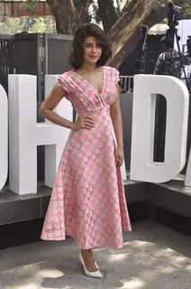 Priyanka Chopra poses for the media at the Music Launch of Dil Dhadakne Do
