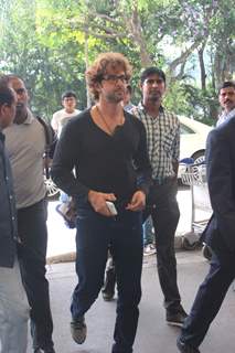 Hrithik Roshan was snapped at Airport