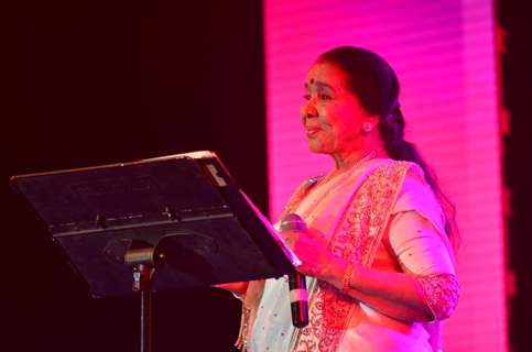 Asha Bhosle at a Concert in Baroda Palace