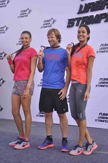 Lisa Haydon and Jonty Rhodes at Puma Event