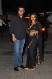 Siddharth Roy Kapur and Vidya Balan at Priyanka and Kangana's Bash for Winning National Awards