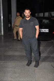 Aamir Khan at Priyanka and Kangana's Bash for Winning National Awards