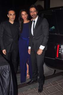 Arjun Rampal and Mehr Jesia Rampal at Abhishek Kapoor and Pragya Yadav's Wedding Bash