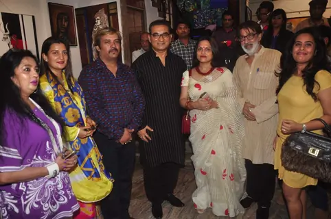 Abhijeet Inaugurates Art Gallery