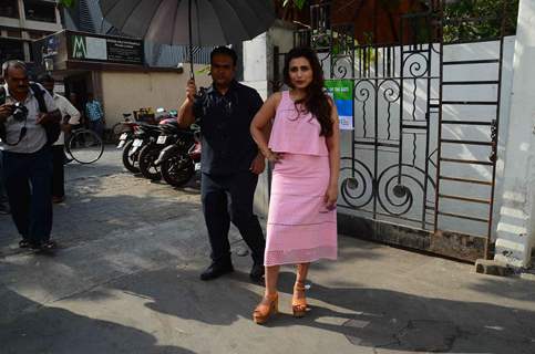 Rani Mukherjee Snapped at an AD Shoot