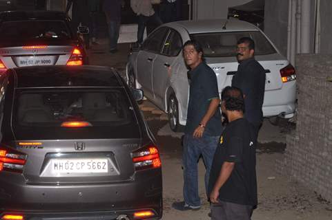 Chunky Pandey Visits Salman at his Residence