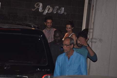 Malaika Arora Khan Visits Salman at his Residence