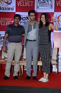 Ranbir Kapoor and Anushka Sharma at Bombay Velvet Game Launch