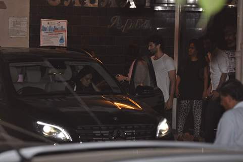 Aditya Roy Kapur Snapped at Salman's Residence (Galaxy Apartments)