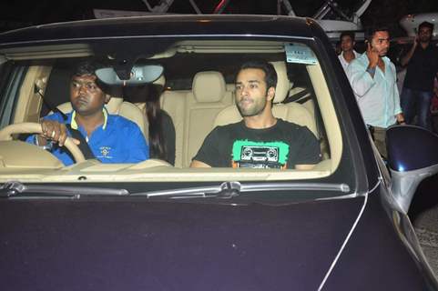 Pulkit Samrat Snapped at Salman's Residence (Galaxy Apartments)