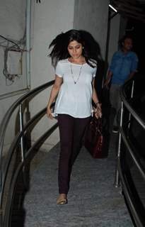 Shamita Shetty Snapped at Piku Screeening