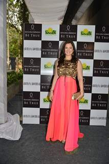 Urvashi Sharma poses for the media at Ghanasingh 'Be True' Event