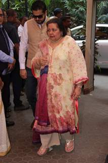 Pamela Chopra was snapped at the Felicitation Ceremony of Shashi Kapoor