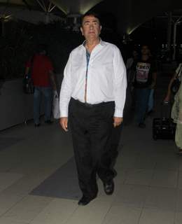Randhir Kapoor Snapped at Airport