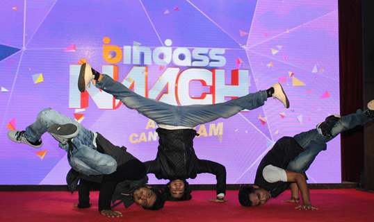 Macedon Dmello, Shantanu Maheshwari and Nimit Kotian at Launch Bindass Naach by Disney ABCD