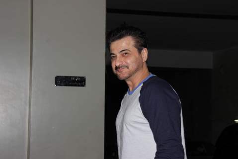 Sanjay Kapoor smiles for the camera at the Special Screening of Piku by Ritesh Sidhwani