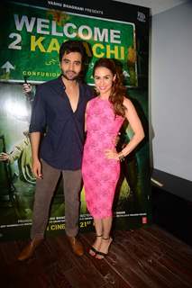 Jackky Bhagnani and Lauren Gottlieb Promotes Welcome to Karachi