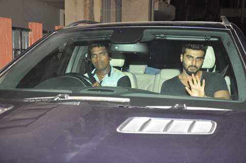 Arjun Kapoor at Ranbir's Bash for Bombay Velvet