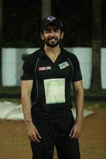 Jay Bhanushali poses for the media at Gold Charity Match