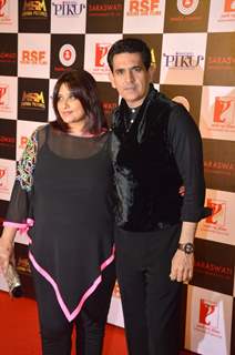 Omung Kumar poses for the media at the Success Bash of Piku