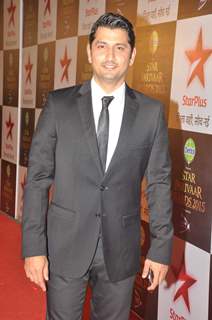 Marzi Pestonji poses for the media at Star Parivaar Awards 2015