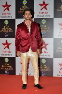 Shaheer Sheikh at Star Parivaar Awards 2015