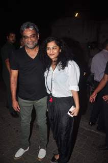 R. Balki and Gauri Shinde at Deepika's Succes Bash for Piku!