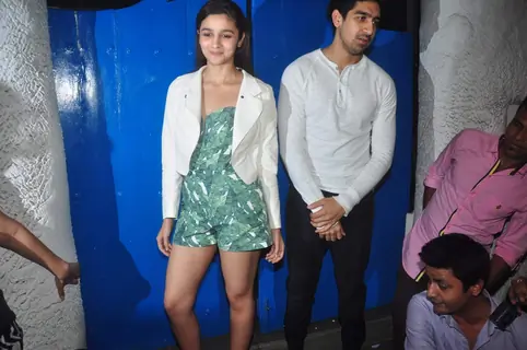 Alia Bhatt and Ayan Mukherjee at Deepika's Success Bash for Piku!