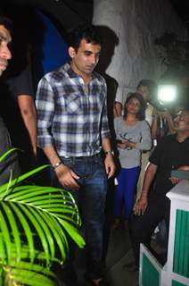 Zaheer Khan at Deepika's Success Bash for Piku!